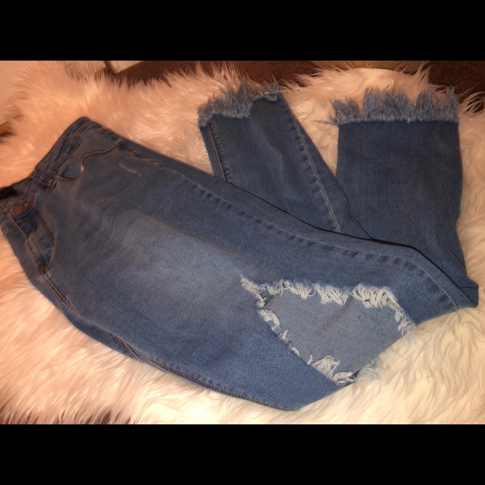 Distressed Jeans